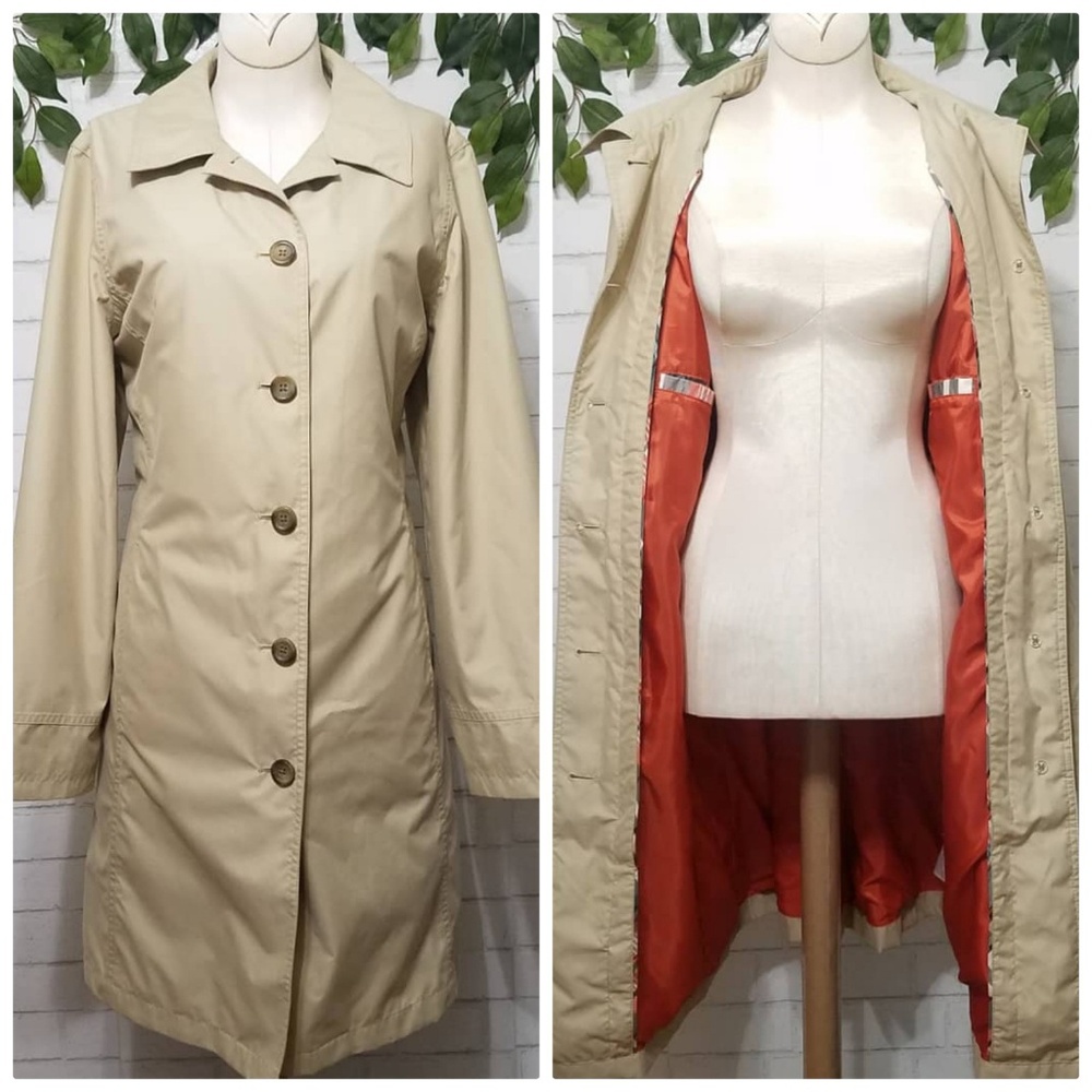 Trench with Removable Quilted Lining